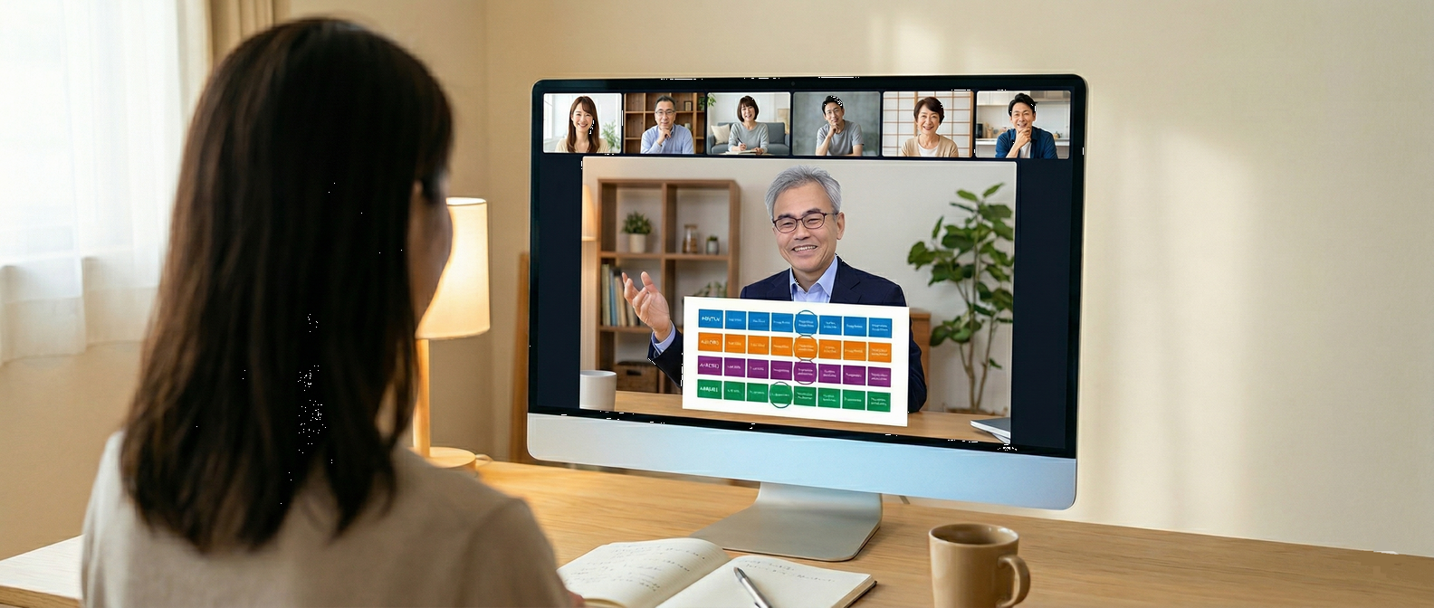 ストレングスファインダー実践力養成講座 オンライン受講イメージ